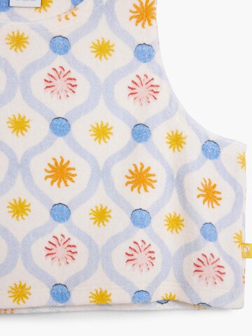 Top 'Soles' de la Desigual pe alb