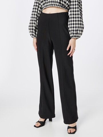 JDY Wide leg Trousers in Black: front