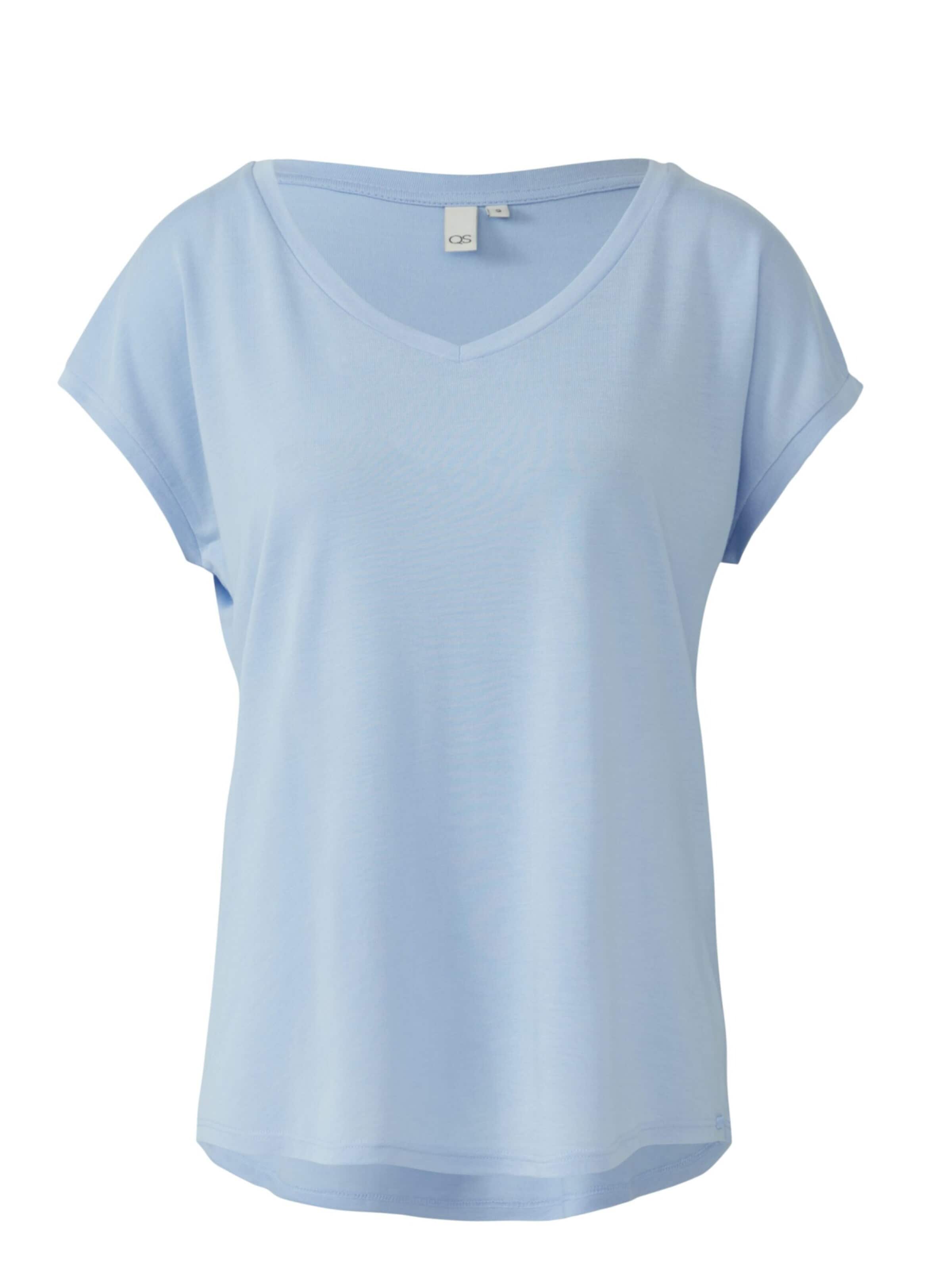 QS Shirt 'Q/S designed by - Dames t-shirt' in XS in Blue, Item view
