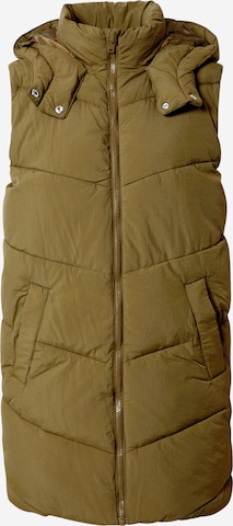 Gilet 'Jamilla' di PIECES in verde: frontale