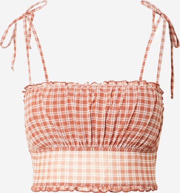 Gilly Hicks Bustier BH in Bruin: voorkant