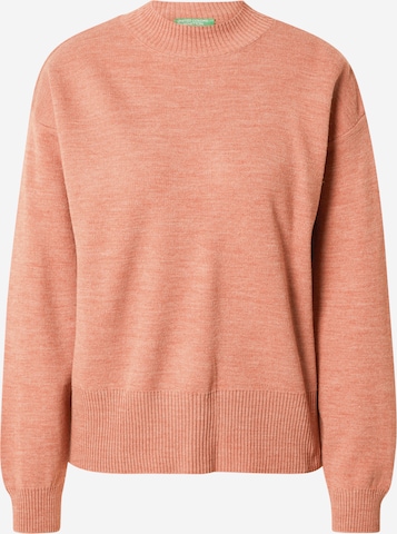 UNITED COLORS OF BENETTON Sweater in Orange: front