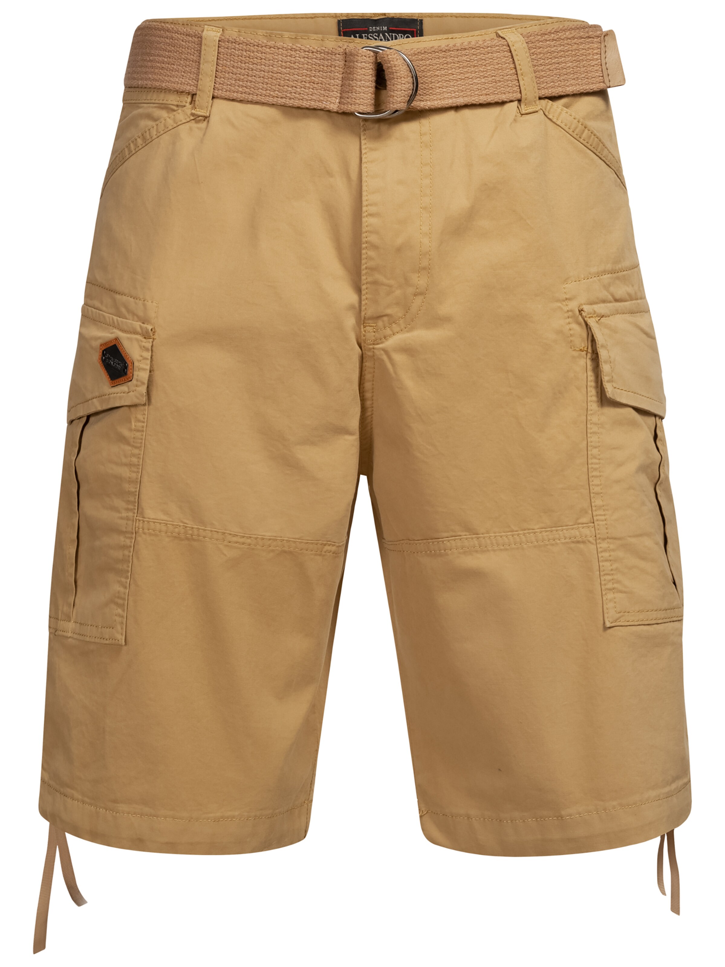 Alessandro Salvarini Regular Shorts in Beige: Vorderseite