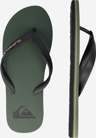 Tongs 'Molokai' QUIKSILVER en vert