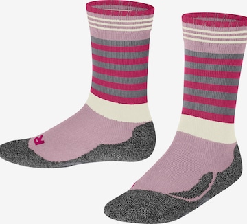 FALKE Socks 'Active Frog' in Pink: front