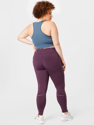 Esprit Sport Curvy - Skinny Calças em roxo