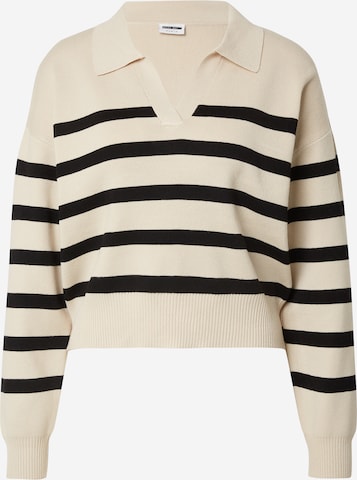 Pull-over 'FIFI' Noisy may en beige : devant