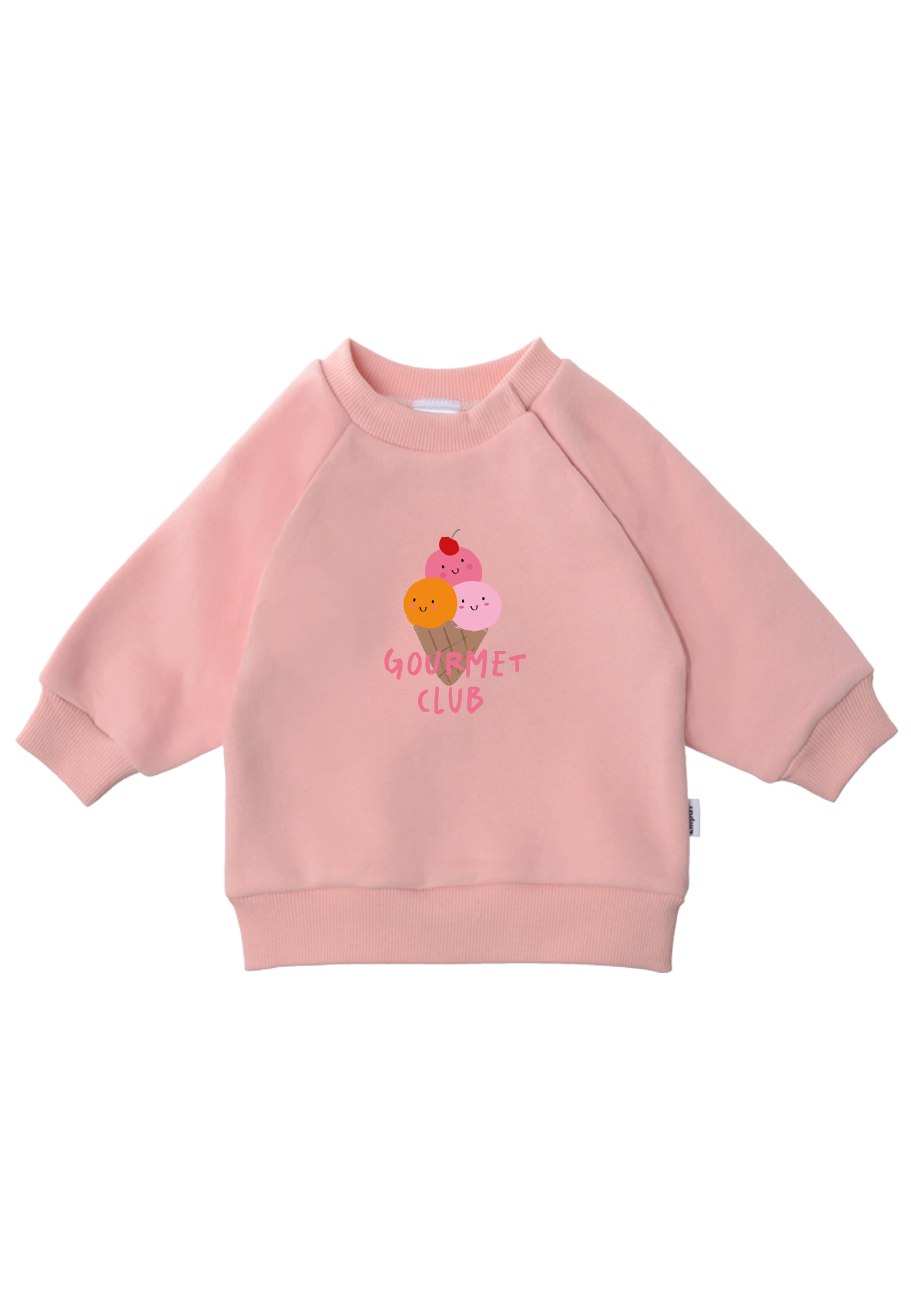 LILIPUT Sweatshirt 'Gourmet Club' in Dusky pink, Item view