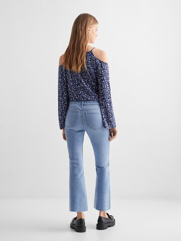 MANGO TEEN Flared Jeans in Blue