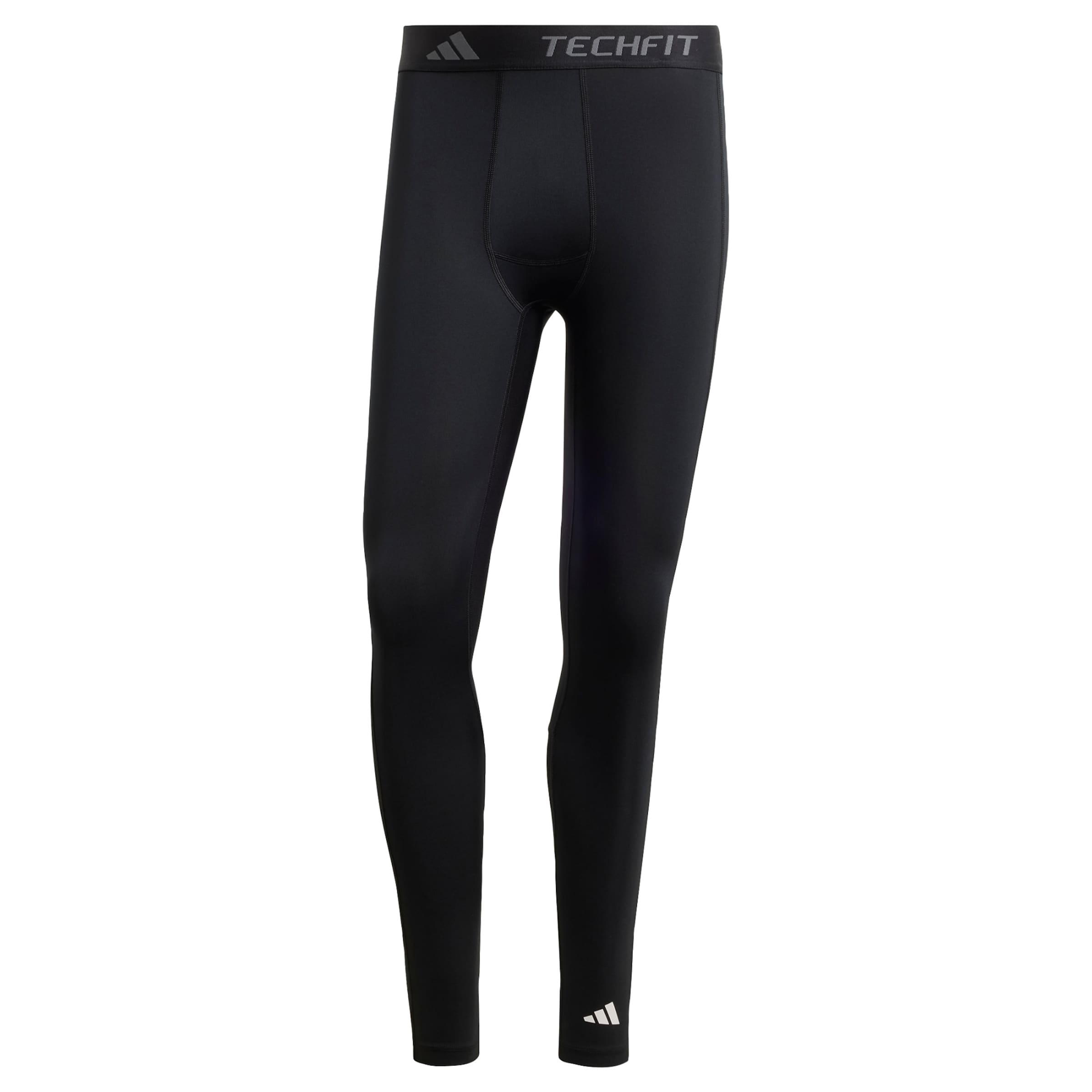 Skinny Pantalon de sport 'TECHFIT Compression Training Long' ADIDAS PERFORMANCE en noir : devant