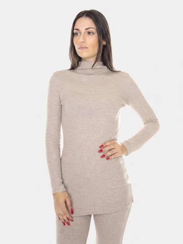 Thinking MU Pullover 'Ivy' i beige