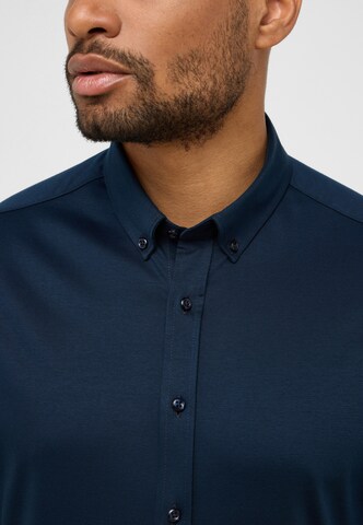 ETERNA Regular fit Button Up Shirt in Blue