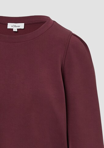 s.Oliver Sweatshirt in Rot