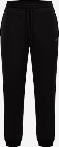 Smilodox Tapered Pants in Black: front