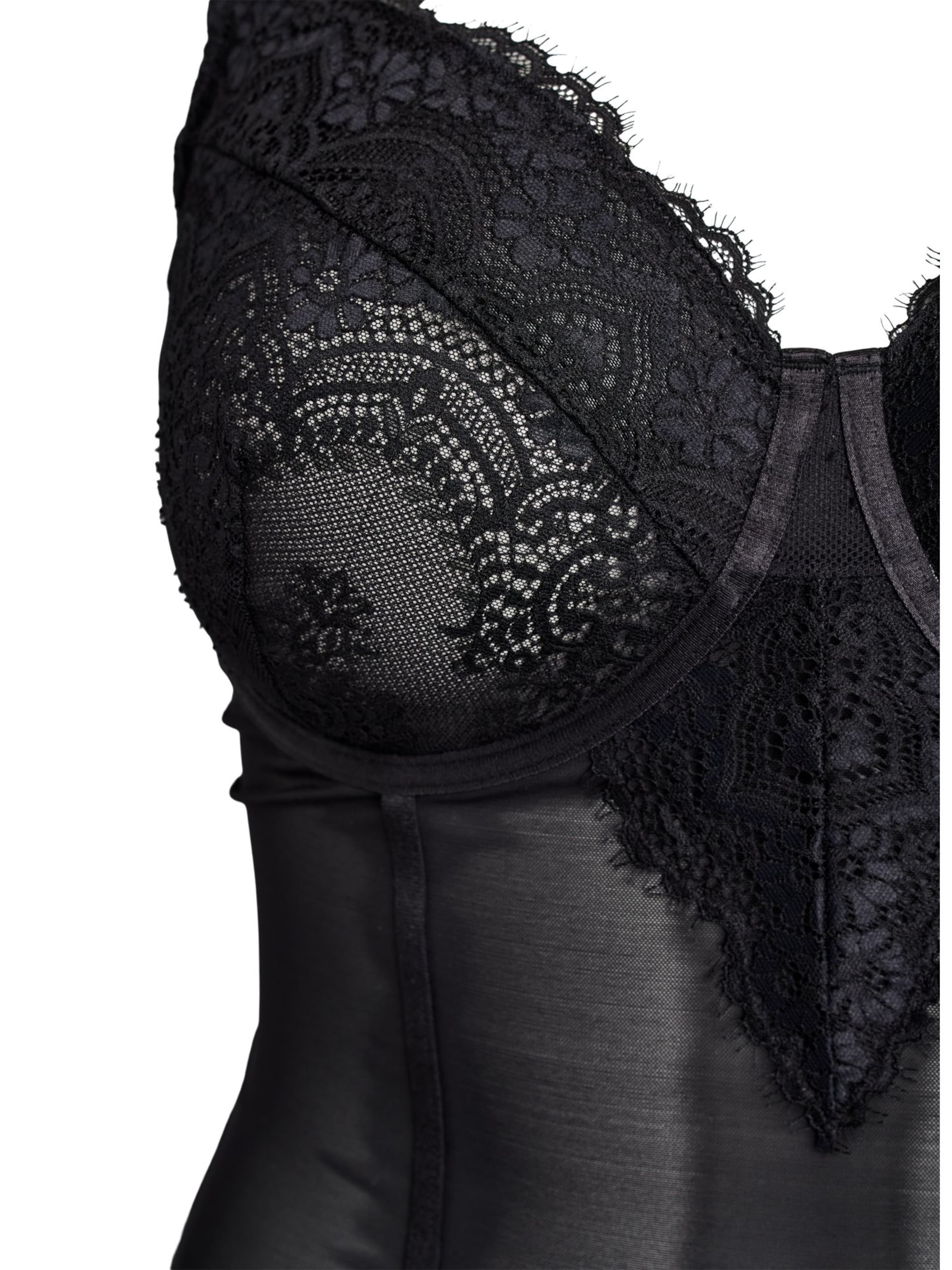 Devoted by Zizzi Bodysuit 'Lelsa' in Black