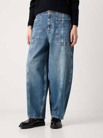MOS MOSH Wide leg Jeans 'MMRosy Galleon' in Blue: front