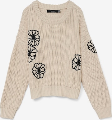 Pullover 'LAURA' di VERO MODA in beige: frontale