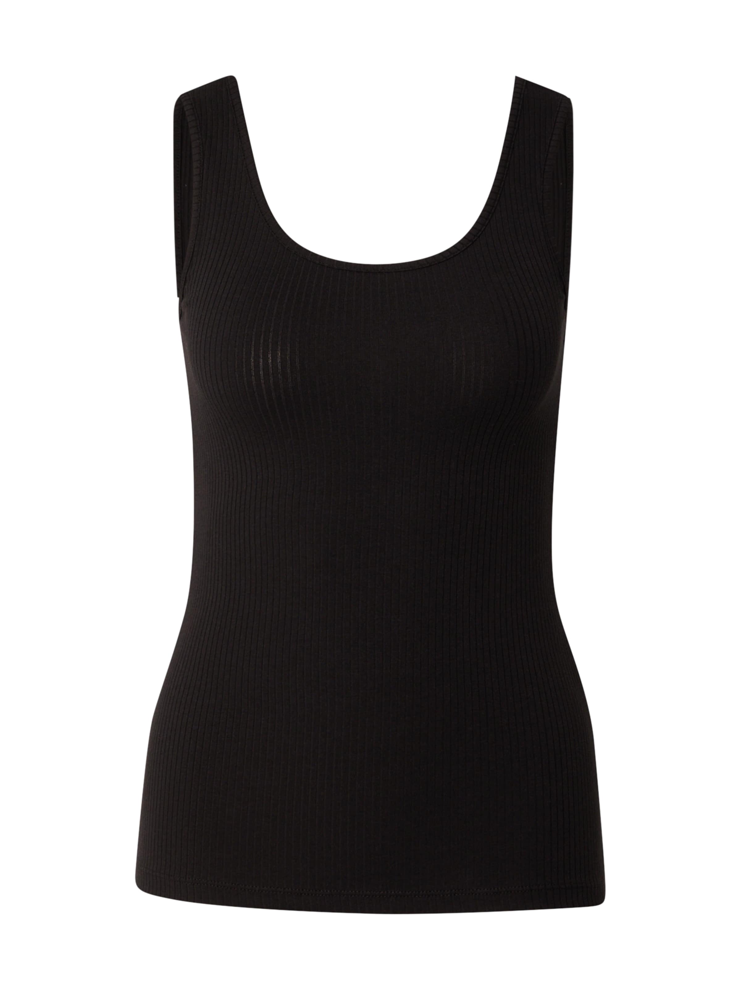 Top 'PCKITTE' di PIECES in nero: frontale