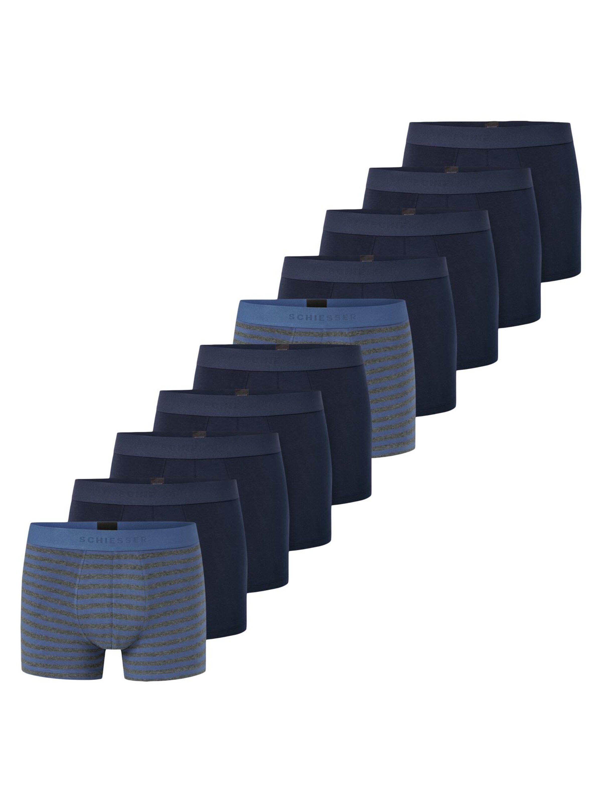 SCHIESSER Boxershorts '95/5 Cotton' in M in de kleur Lichtblauw, Productweergave
