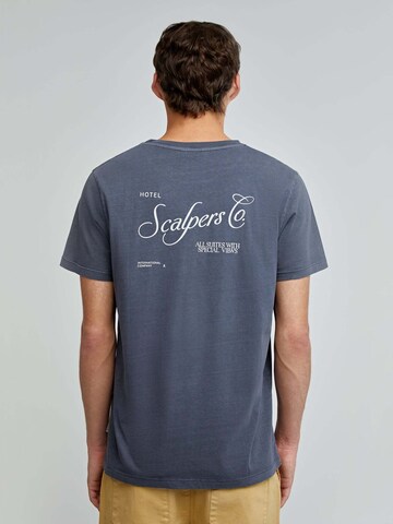 Scalpers Shirt 'Hotel' in Blau