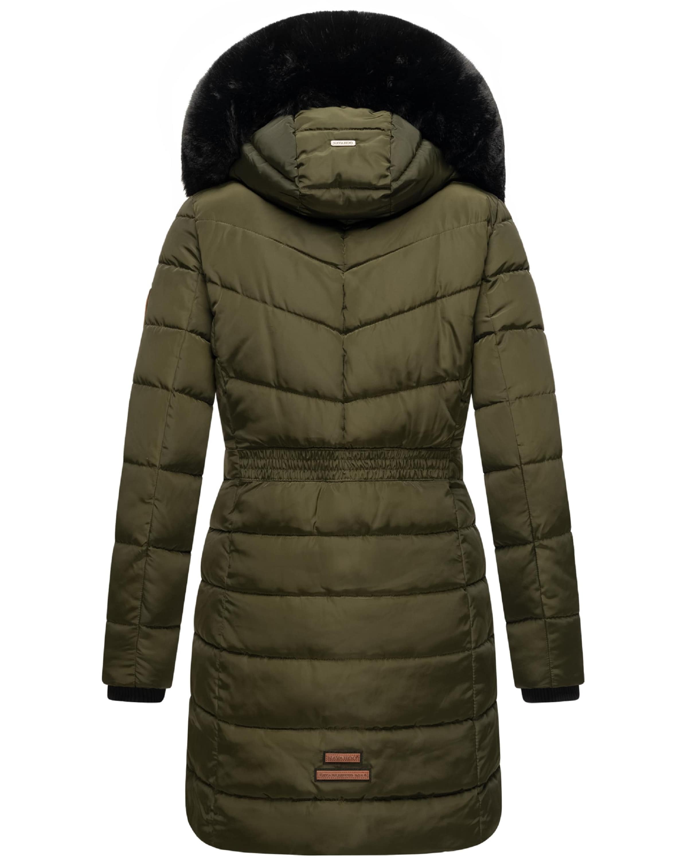 NAVAHOO Talvemantel 'Paula', värv roheline
