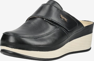 Mule vital en noir : devant