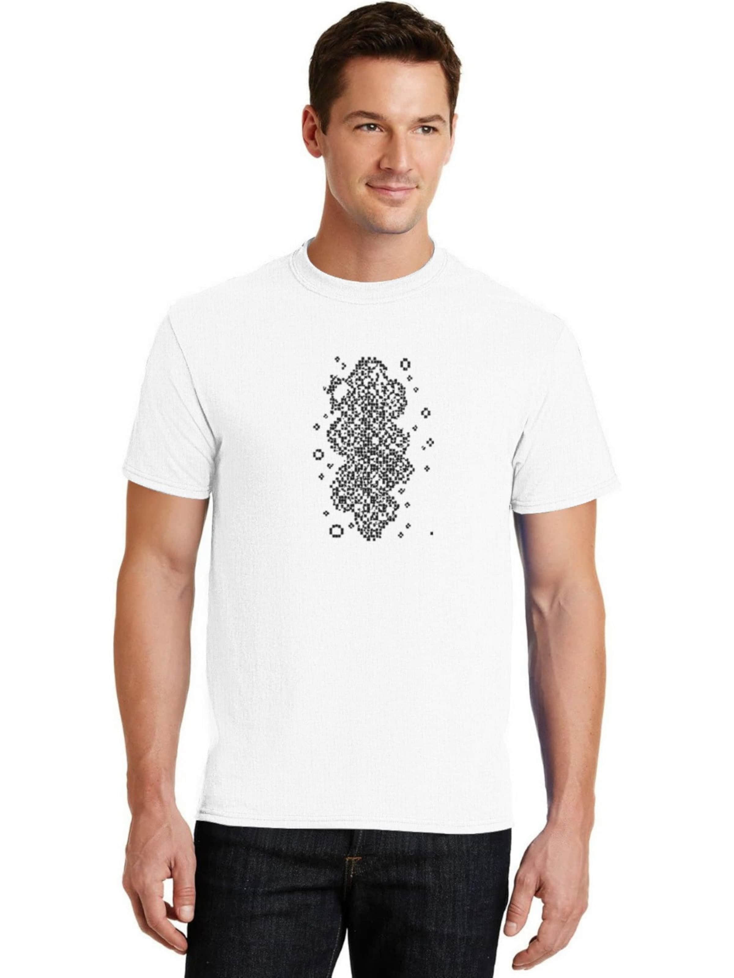 HUSKSWARE Shirt 'Grafik'‌‌ in Weiß: Vorderseite