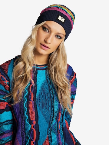 Carlo Colucci Beanie 'Conci' in Mixed colors: front