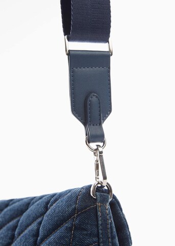 MANGO Umhängetasche 'min leo' in Blau