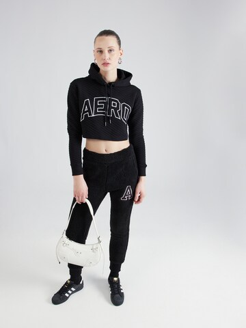 AÉROPOSTALE Sweatshirt i sort