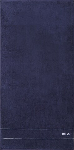 BOSS Shower Towel 'PLAIN' in Blue: front