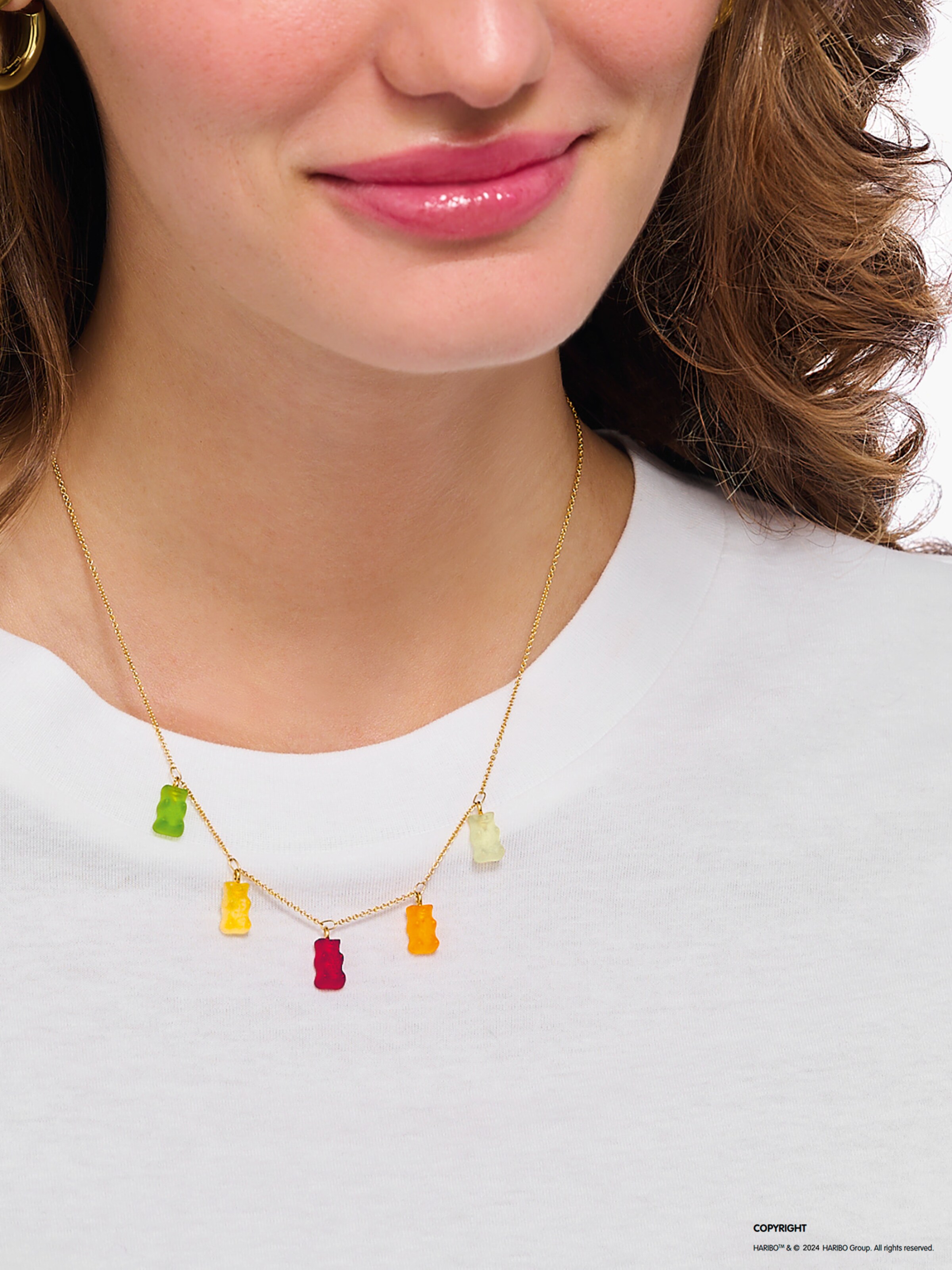 Thomas Sabo Kette in Gold: Vorderseite