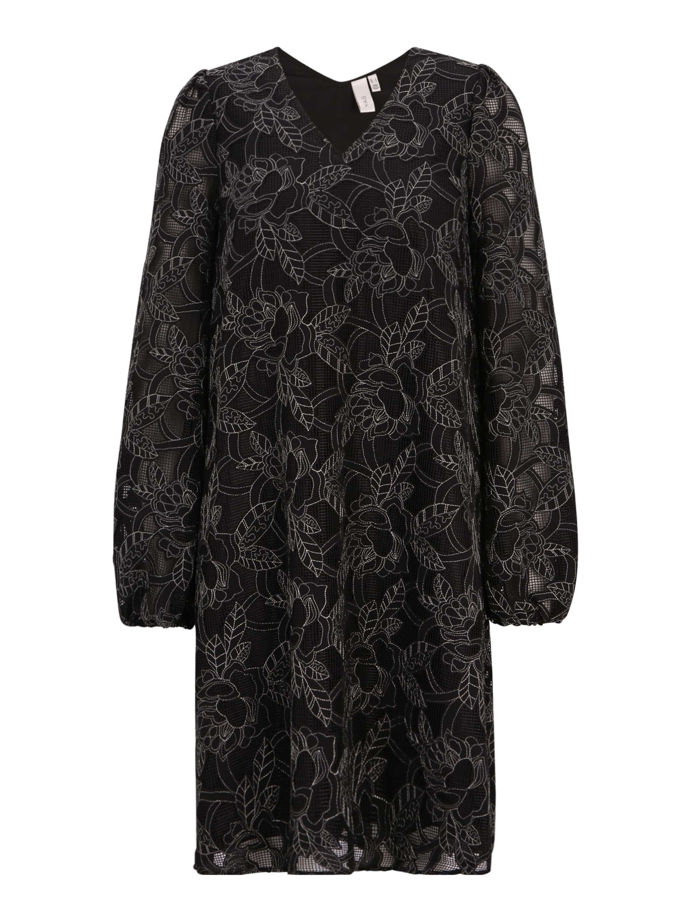 YAS Tall Šaty 'YASSIGGA' - Čierna: predná strana