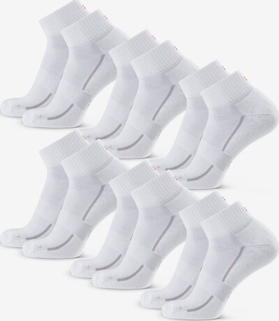 DANISH ENDURANCE Socken 'Tennis Quarter' in 39-42 in weiß, Produktansicht
