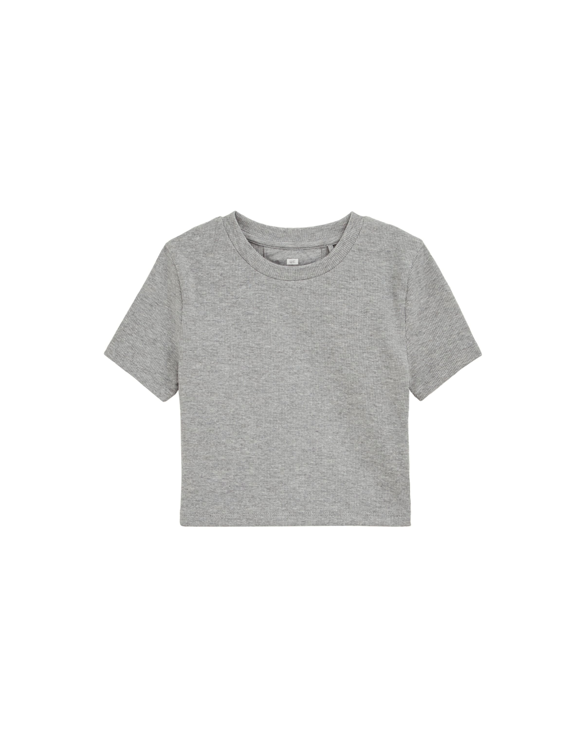 WE Fashion Футболка в Серый: спереди