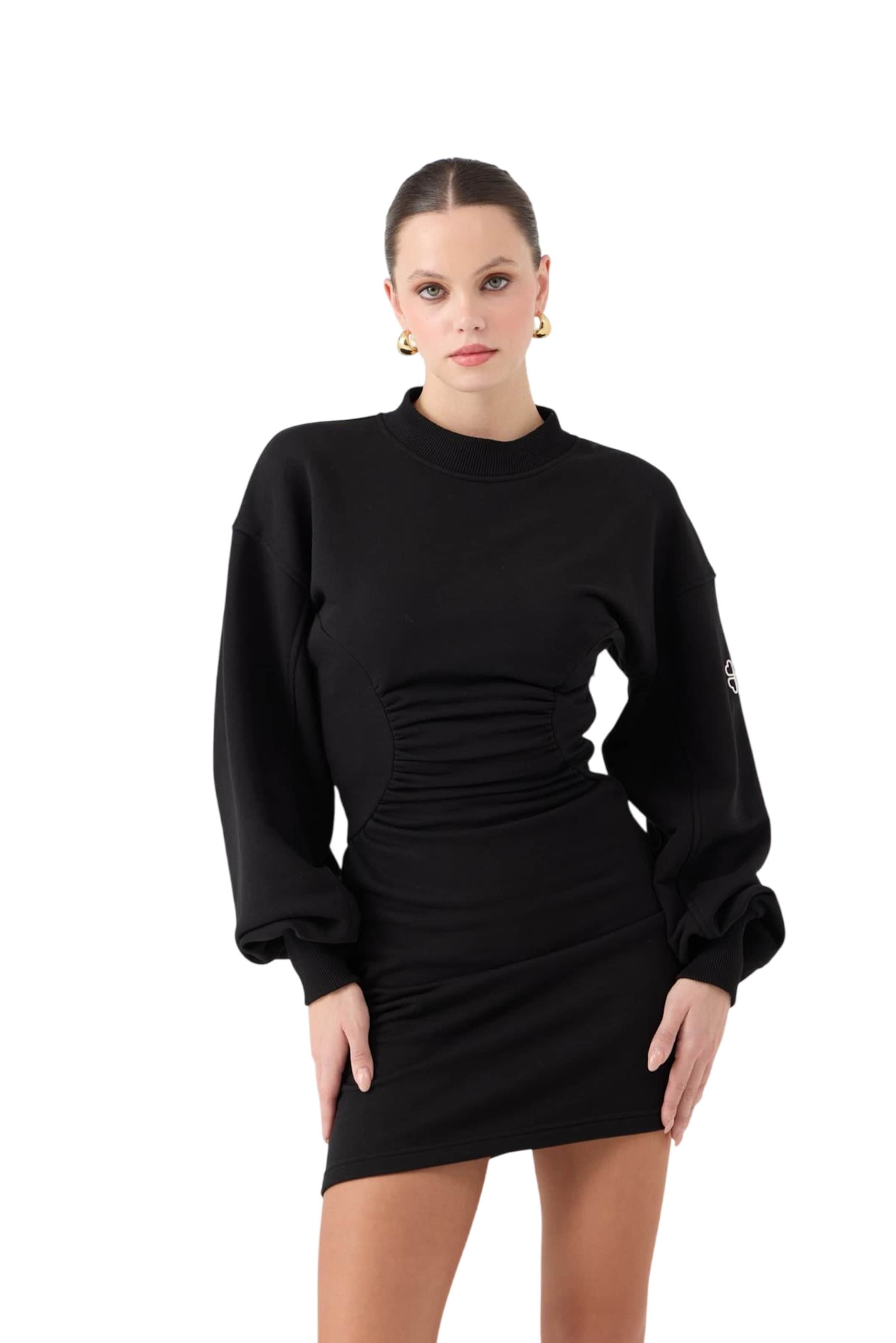 HOLLY LOLLY Kleid in Schwarz: Vorderseite