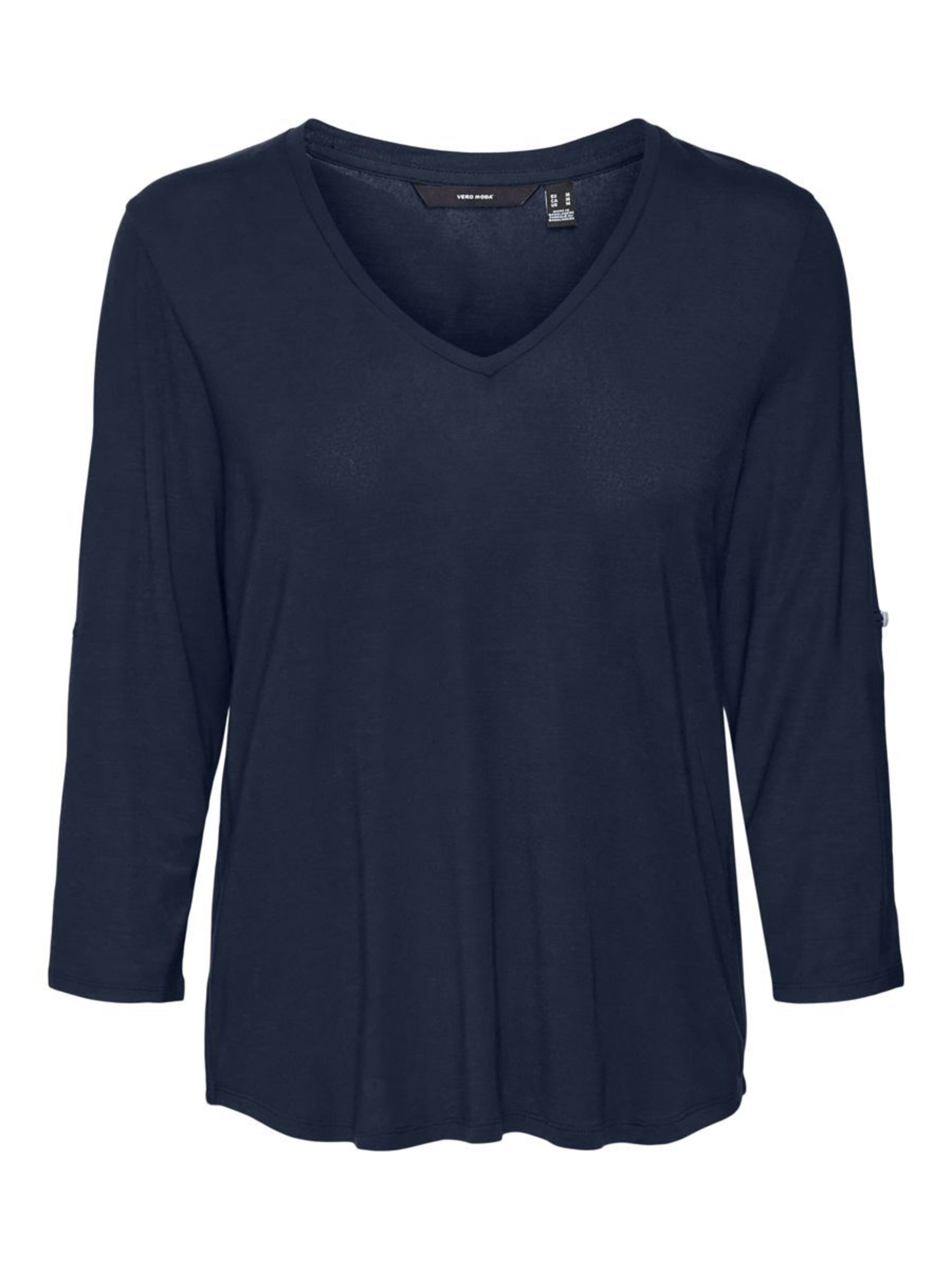 Vero Moda Curve Blouse in Blauw: voorkant