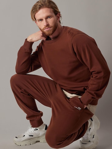 OWN Off With Nature Sweatshirt 'Felpa Felpata Girocollo' in Bruin
