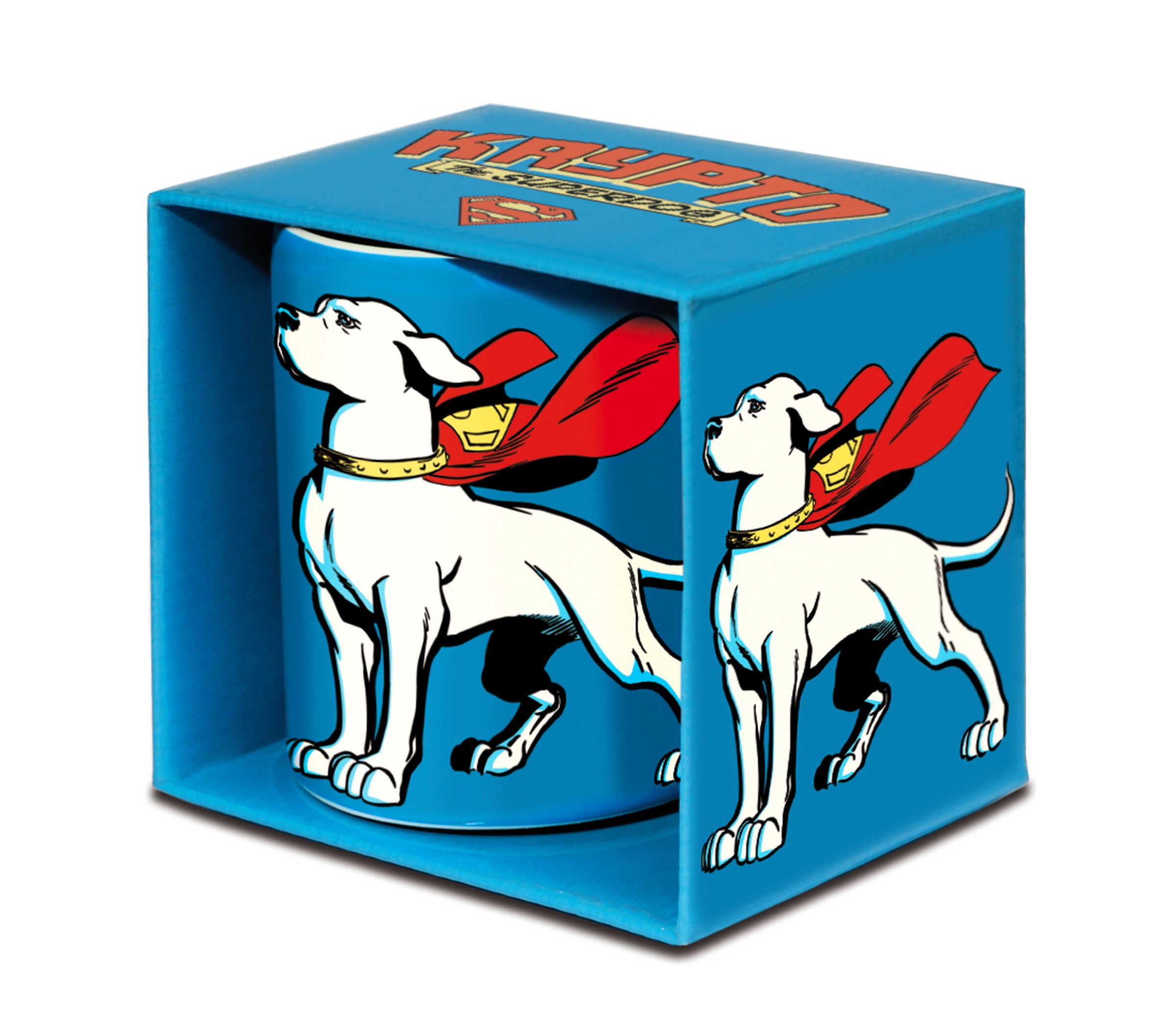 LOGOSHIRT Cup 'Superman - Krypto the Superdog' in Blue