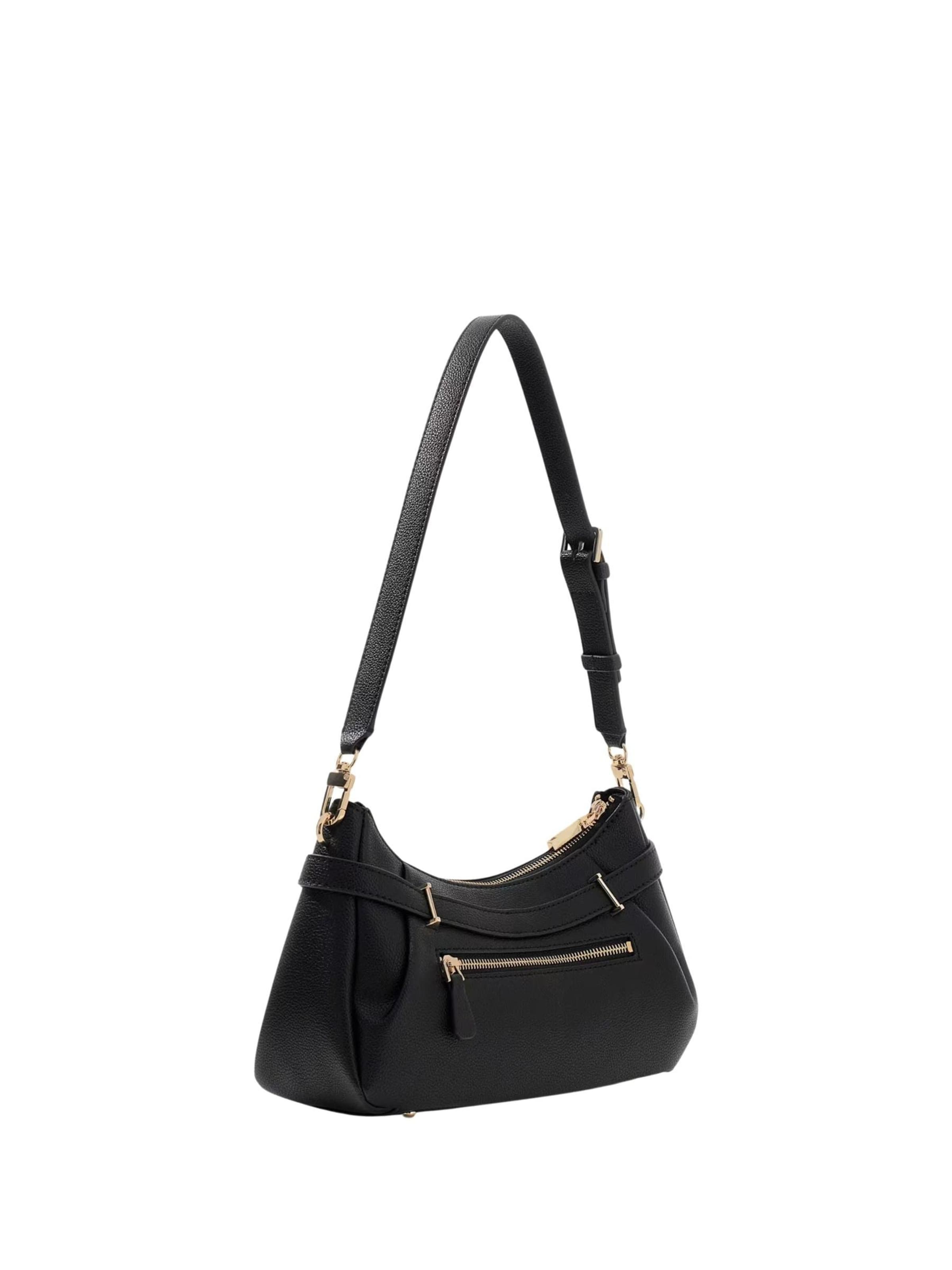 GUESS Schoudertas 'Guess Sac Bandoulière Noelle Girlfriend Sa Black' in Zwart