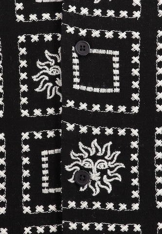 Key Largo Comfort fit Button Up Shirt 'KLSUN' in Black