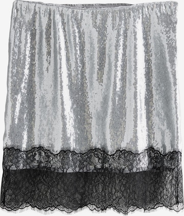 Jupe Next en argent : devant