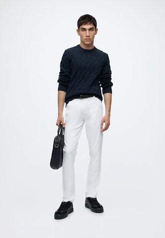 SELECTED - Jersey 'SLMCARLOS' en azul