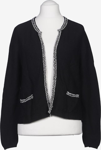 COMMA Strickjacke XXL in Schwarz: Vorderseite