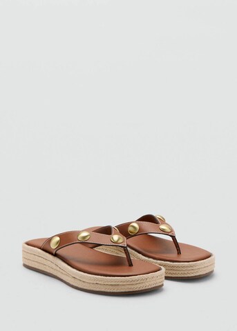 MANGO TEEN Sandals 'Yarac' in Brown