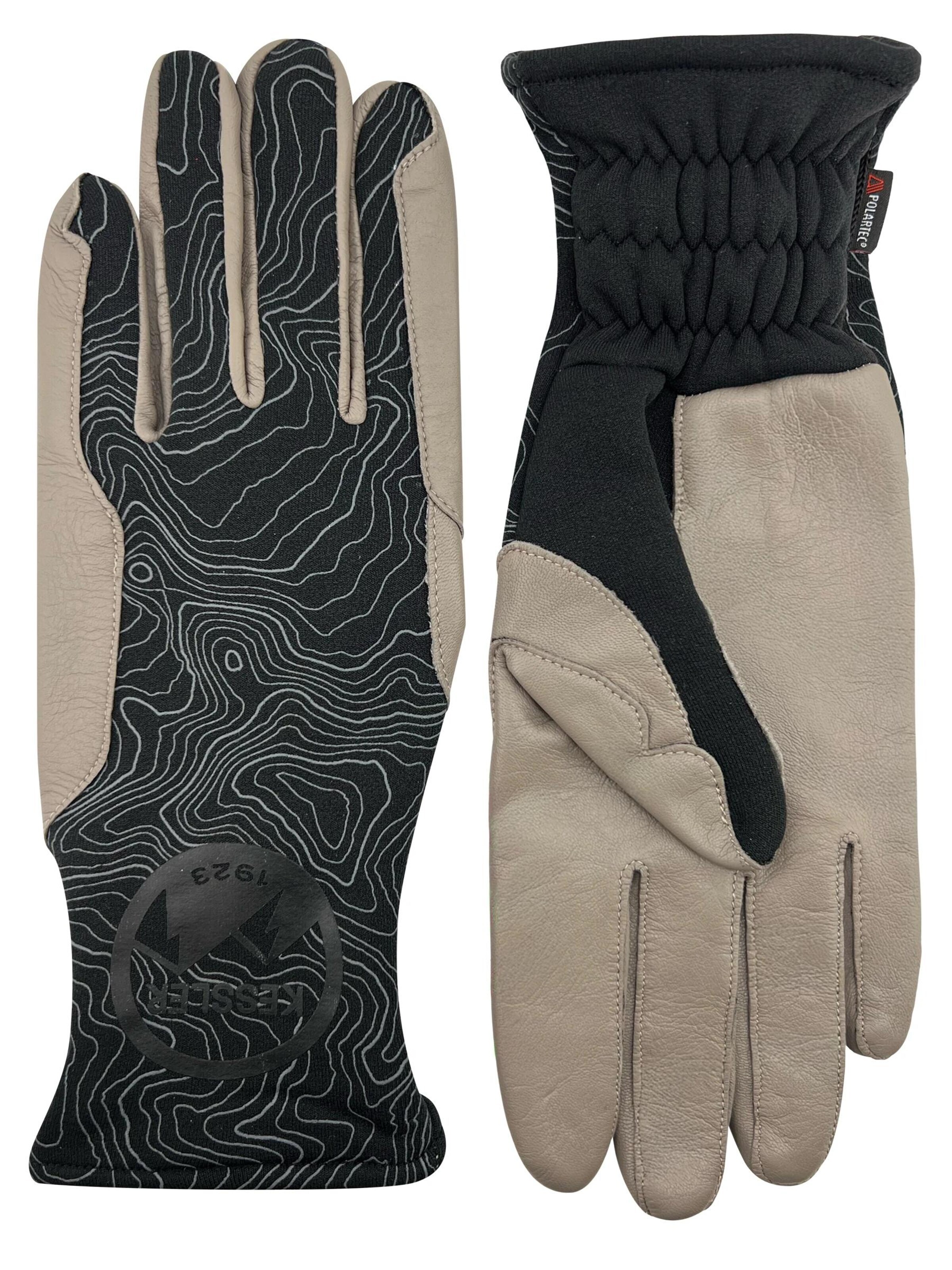 KESSLER Fingerhandschuhe‌‌‌‌‌‌‌‌‌ in Grau: Vorderseite