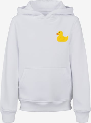 F4NT4STIC Sweatshirt 'Yellow Rubber' in White: front