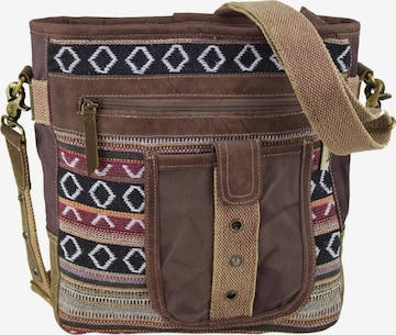 Sunsa Umhängetasche 'Sunsa' in Braun: Vorderseite