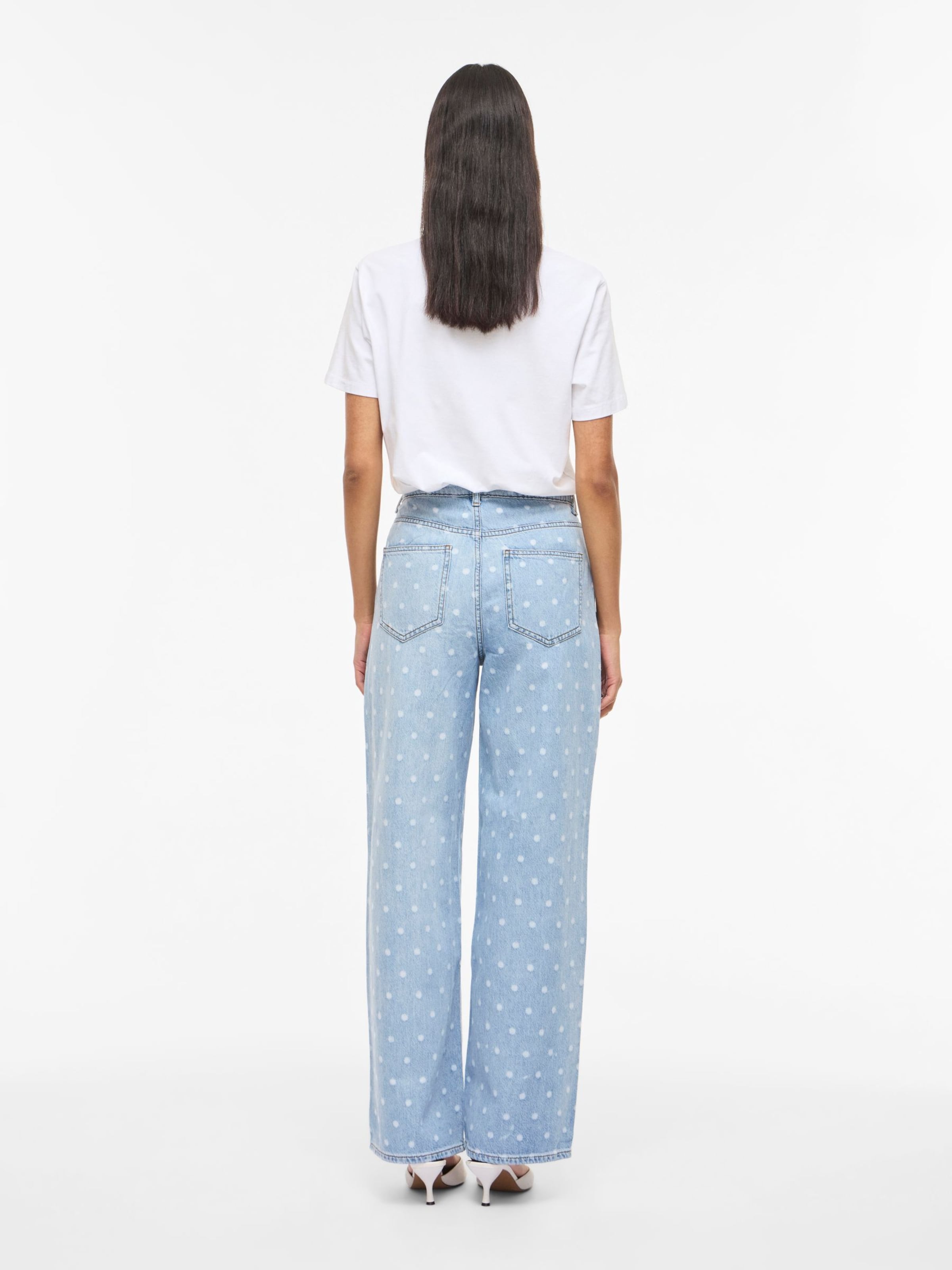 Wide leg Jeans 'VIFREYA' di VILA in blu