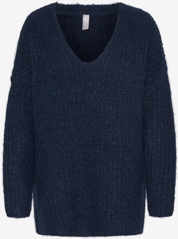 CULTURE Pullover 'Brava' in Blau: Vorderseite